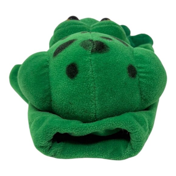 Plush Creations Green Spotted Frog Glove Puppet Stuffed Animal Plush Toy 1993 - Picture 3 of 9